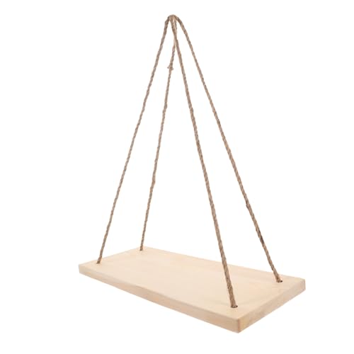 DECORNIJIA Multifunktionales Hängendes Wandregal aus Holz Dekoratives Regalbrett für Wohnzimmer Küche Bad Eleganter Wandorganizer und Pflanzhalter Robustes Wandboard für Stilvolle von DECORNIJIA