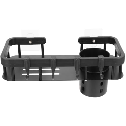 DECORNIJIA Multifunktionales Wandmontiertes Badezimmer wandregal ohne Bohren Stabiles Schwarzes Aufbewahrungsregal mit Ablage und Ablauftasche für Dusche Waschraum Schlafzimmer und Küche DECORNIJIA Multifunktionales Wandmontiertes Badezimmer wandregal ohne Bohren Stabiles Schwarzes Aufbewahrungsregal mit Ablage und Ablauftasche für Dusche Waschraum Schlafzimmer und Küche von DECORNIJIA