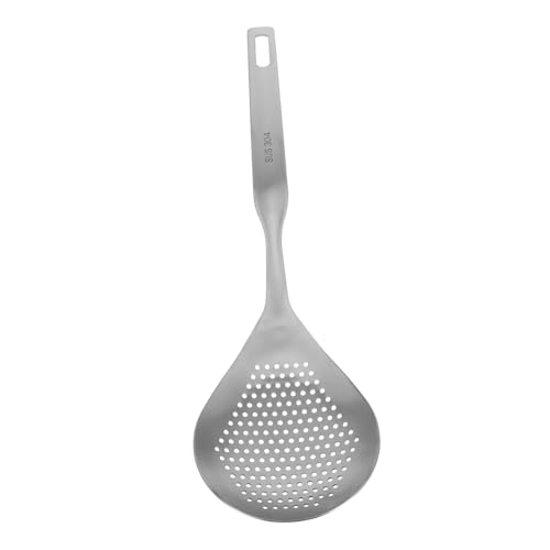 DECORNIJIA Nudelsieb Mit Griff Löffel Fleischsieb Nudelsieb Schöpfkelle Ölfilterlöffel Sieblöffel Küchensieb Schöpflöffel Spaghettisieb Pastalöffel Edelstahl von DECORNIJIA