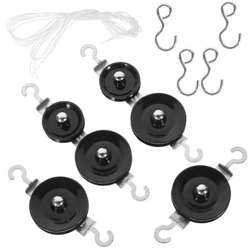 DECORNIJIA Physik Flaschenzug Metall Doppel Einfachrollen mit Seil und Haken für Mechanik Experimente Tragbar Vielseitig Inklusive Aufbewahrungsbox Geeignet für Mittelschüler DECORNIJIA Physik Flaschenzug Metall Doppel Einfachrollen mit Seil und Haken für Mechanik Experimente Tragbar Vielseitig Inklusive Aufbewahrungsbox Geeignet für Mittelschüler von DECORNIJIA