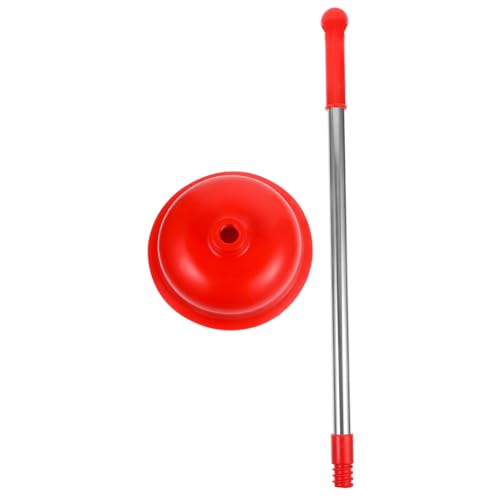 DECORNIJIA Pömpel Toilettenkolben mit Saugglocke und Praktischem Tablett Effizientes Badezimmer Abflussreinigungswerkzeug Komfortabler Griff Geeignet für Toilette Waschbecken Zufällige Farbe von DECORNIJIA