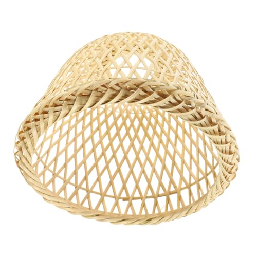 DECORNIJIA Retro Natürlicher Lampenschirm Handgefertigt Stabile Tisch Hängelampe Natürliches Dekor Für Wohnzimmer und Schlafzimmer Einfach zu Montieren von DECORNIJIA