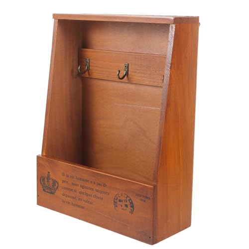 DECORNIJIA Retro Wandmontierter Schlüsselhalter Holzbox Wanddekoration Aufbewahrungskasten für Küche Flur Eingangsbereich Vintage Stil DECORNIJIA Retro Wandmontierter Schlüsselhalter Holzbox Wanddekoration Aufbewahrungskasten für Küche Flur Eingangsbereich Vintage Stil von DECORNIJIA