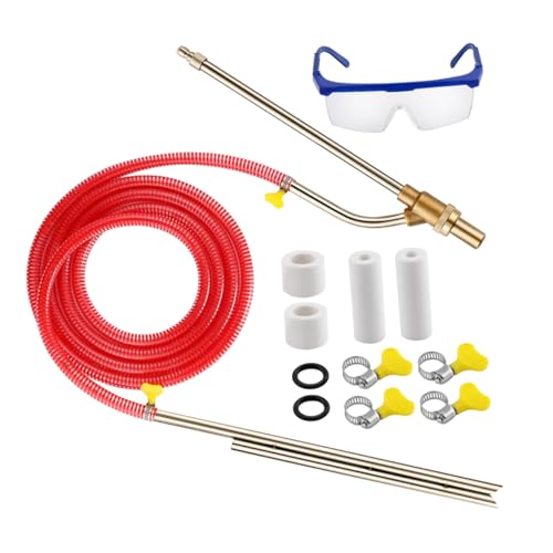 DECORNIJIA Sandstrahlpistole Teiliges Hochdruck Sandstrahlgerät Rostentferner Werkzeug mit Schlauch Keramikdüsen und Schutzbrille für Industrie und Fahrzeugreinigung DECORNIJIA Sandstrahlpistole Teiliges Hochdruck Sandstrahlgerät Rostentferner Werkzeug mit Schlauch Keramikdüsen und Schutzbrille für Industrie und Fahrzeugreinigung von DECORNIJIA