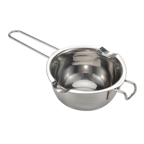 DECORNIJIA Schmelztopf Doppelwandiger Schokoladen Butter Schmelzbehälter Wasserbad Topf Backen Schmelzschale Kompakt Einfach zu Reinigen für Milch Öl Käse Wax von DECORNIJIA