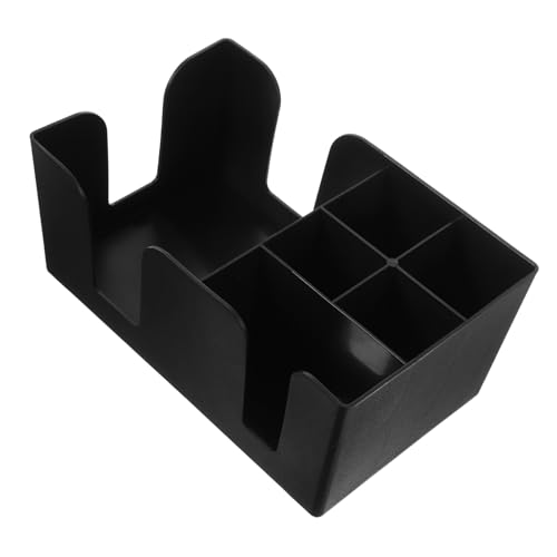DECORNIJIA Schwarze Tisch aufbewahrungsbox aus Leichtem PP mit Mehrfachfächern Praktischer Organizer für Teebeutel Papierbecher und Zuckerbeutel für Bar und Haushalt DECORNIJIA Schwarze Tisch aufbewahrungsbox aus Leichtem PP mit Mehrfachfächern Praktischer Organizer für Teebeutel Papierbecher und Zuckerbeutel für Bar und Haushalt von DECORNIJIA