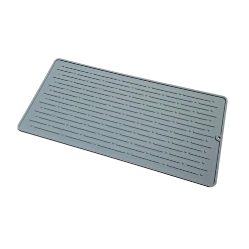 DECORNIJIA Silikon Abtropfmatte Groß Rutschfest Hitzebeständig als Küchenspüle Schutzmatte und Isolierende Abtropfunterlage für Schnelles Trocknen und Küchenarbeitsplatten DECORNIJIA Silikon Abtropfmatte Groß Rutschfest Hitzebeständig als Küchenspüle Schutzmatte und Isolierende Abtropfunterlage für Schnelles Trocknen und Küchenarbeitsplatten von DECORNIJIA