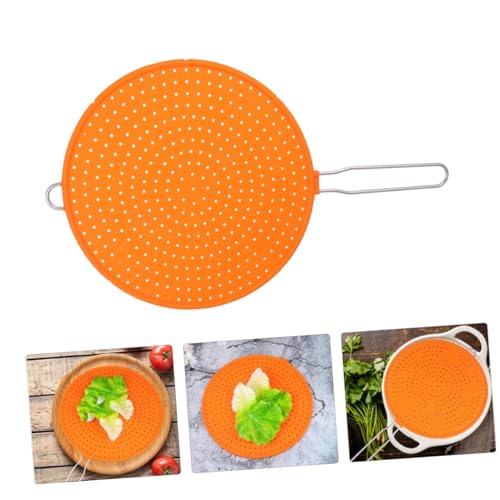 DECORNIJIA Silikon Spritzschutz mit Edelstahlring Hitzebeständiges Öl spritzschutznetz Anti öl spritzer Schutzmatte und Abtropfsieb Küchenschutz für Töpfe Anti verschüttung Zufällige Farbe DECORNIJIA Silikon Spritzschutz mit Edelstahlring Hitzebeständiges Öl spritzschutznetz Anti öl spritzer Schutzmatte und Abtropfsieb Küchenschutz für Töpfe Anti verschüttung Zufällige Farbe von DECORNIJIA