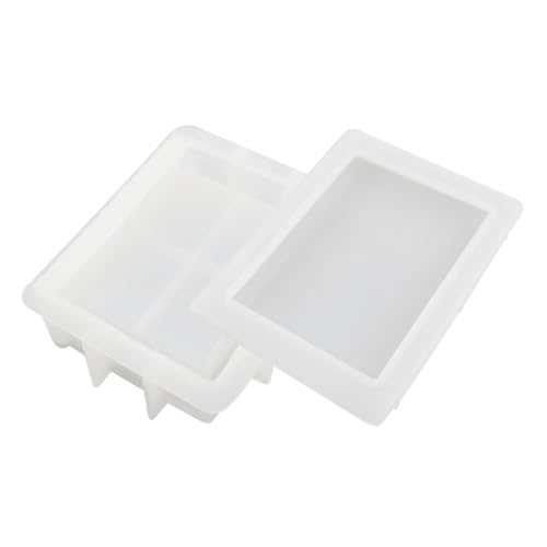DECORNIJIA Silikonform Buchförmig DIY Gießform Epoxidharz Schmuck Aufbewahrungsbox Bastelform Robust Flexibel Für Schmuckkästchen Herstellung von DECORNIJIA