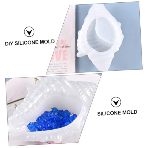 DECORNIJIA Silikonform Muschel Aufbewahrungsbox Epoxidharz Gießform DIY Kunstharzform für Handwerk und Wohnkultur Geruchlos Langlebig Einfache Reinigung für Resin Bastelprojekte von DECORNIJIA