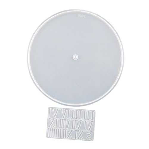 DECORNIJIA Silikonform für Runde Uhren mit Römischen Ziffern Lebensmittelechtes Silikon Einfach zu Entformen Wiederverwendbar DIY Wanduhren Basteln Kompatibel mit Epoxidharz DECORNIJIA Silikonform für Runde Uhren mit Römischen Ziffern Lebensmittelechtes Silikon Einfach zu Entformen Wiederverwendbar DIY Wanduhren Basteln Kompatibel mit Epoxidharz von DECORNIJIA
