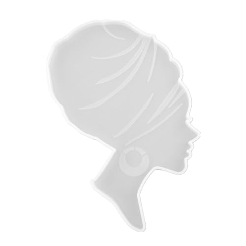 DECORNIJIA Silikonform für Unregelmäßige Untersetzer Flexible Lady Mat Gießform Transparente Resin Coaster Form für DIY Basteln Leicht zu Reinigen für Epoxidharz Kunstwerke von DECORNIJIA