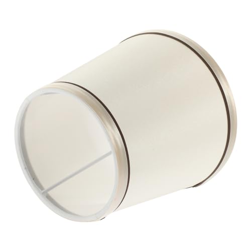 DECORNIJIA Stoff Lampenschirm Tischlampe Ersatz Lampenschirm Abdeckung für Nachttisch Wohnzimmer Schlafzimmer Dekor Champagnerfarben von DECORNIJIA