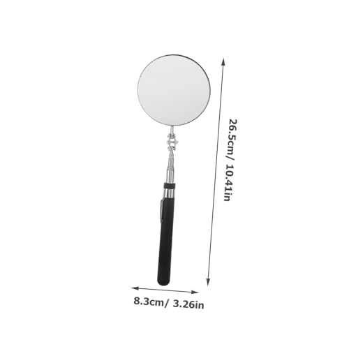 DECORNIJIA Teleskop inspektionsspiegel mit Flexiblem Stiel Verstellbar für Fahrzeug Maschineninspektion Großer Rundspiegel Ergonomischer Griff Tragbarer Auto check spiegel für Schwer DECORNIJIA Teleskop inspektionsspiegel mit Flexiblem Stiel Verstellbar für Fahrzeug Maschineninspektion Großer Rundspiegel Ergonomischer Griff Tragbarer Auto check spiegel für Schwer von DECORNIJIA
