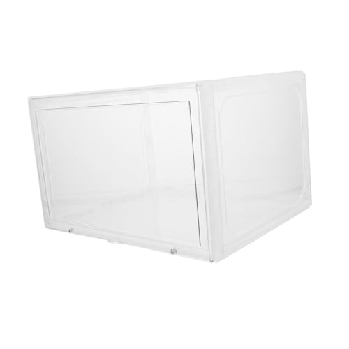 DECORNIJIA Transparente Stapelbare Schuhboxen aus Robustem PP und Acryl Kunststoff aufbewahrungsbehälter für Schuhe Staubdichte Schuhorganizer zur Platzsparenden Schuhaufbewahrung von DECORNIJIA