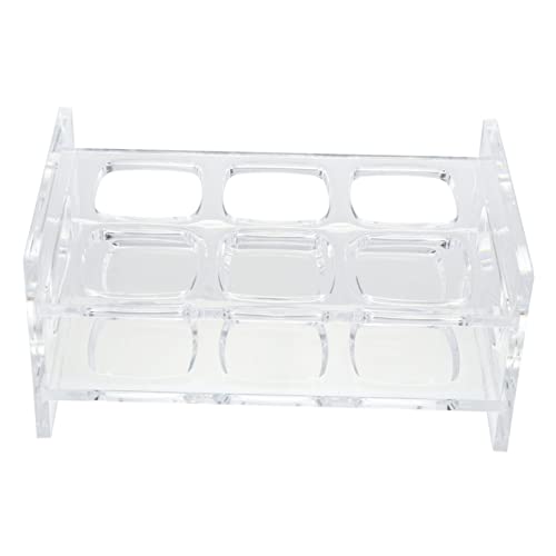 DECORNIJIA Transparenter Becherhalter mit Fächern Praktisches Schnapsglas und Weinglas Display Wiederverwendbar und Leicht zu Reinigen für Bars Restaurants und Partys von DECORNIJIA