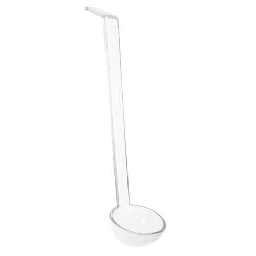 DECORNIJIA Transparenter PC Schöpflöffel mit Langem Griff Rutschfester Gebogener Stiel Robust und Langlebig Servierlöffel für Suppe Soße Catering und Buffet Mittlere DECORNIJIA Transparenter PC Schöpflöffel mit Langem Griff Rutschfester Gebogener Stiel Robust und Langlebig Servierlöffel für Suppe Soße Catering und Buffet Mittlere von DECORNIJIA