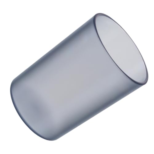 DECORNIJIA Transparenter Zahnbürstenbecher aus Robustem Eleganter Wasserbecher für Badezimmer Vielseitig als Trink und Zahnputztasse Kratzfest Glatte Oberfläche für Erwachsene von DECORNIJIA