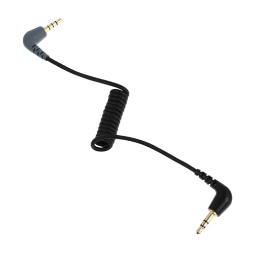 DECORNIJIA Trs zu Trrs Mikrofon Audio Kabel Stecker Vergoldet Robustes Adapterkabel für Smartphone Kompatibel mit Rode Mikrofon Geräuschfrei Langlebig Schwarz DECORNIJIA Trs zu Trrs Mikrofon Audio Kabel Stecker Vergoldet Robustes Adapterkabel für Smartphone Kompatibel mit Rode Mikrofon Geräuschfrei Langlebig Schwarz von DECORNIJIA