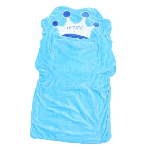 DECORNIJIA Universeller Sofaüberzug mit Elastischem Kronenmuster rutschfest Allumfassend ohne Füllung Waschbar für Kleine Sofas in Hellblau Schutz vor Flecken und Kratzern für Familien mit von DECORNIJIA