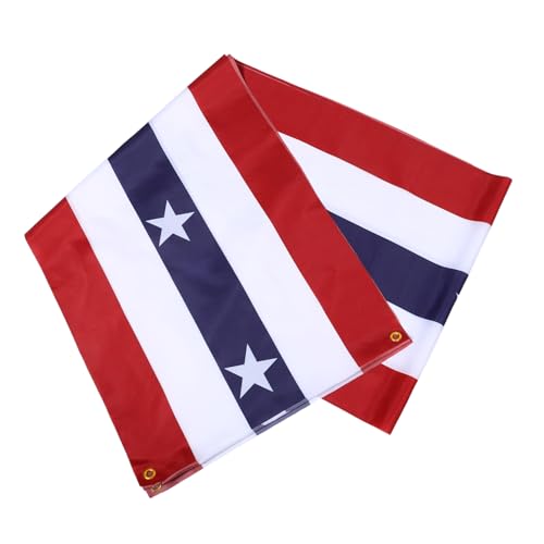 DECORNIJIA Unverwüstliches Of July Flaggenbanner Wetterfester Polyester Bunting Einfache Installation Patriotische Independence Day Dekoration für Außenbereich Garten Terrasse DECORNIJIA Unverwüstliches Of July Flaggenbanner Wetterfester Polyester Bunting Einfache Installation Patriotische Independence Day Dekoration für Außenbereich Garten Terrasse von DECORNIJIA