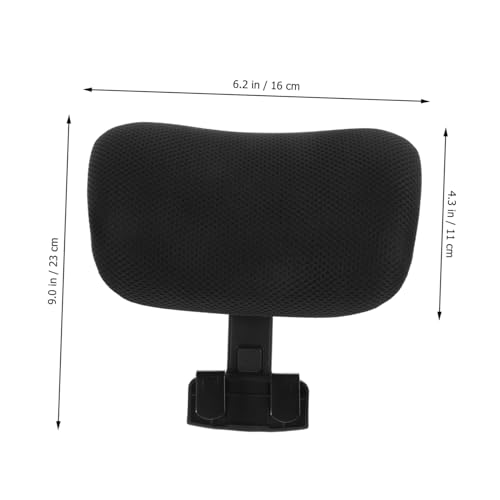 DECORNIJIA Verstellbare Bürostuhl kopfstütze aus Kunststoff und Nylon Einfach ohne Bohren Montierbares Nackenstützkissen Abnehmbar Kompatibel mit Verschiedenen Schreibtischstühlen von DECORNIJIA