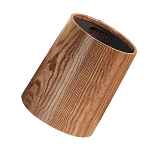 DECORNIJIA Vintage Mülleimer Holzoptik Abfallbehälter Groß Fassungsvermögen Multifunktional Für Küche Wohnzimmer Bad Haushalt Umweltfreundlich von DECORNIJIA