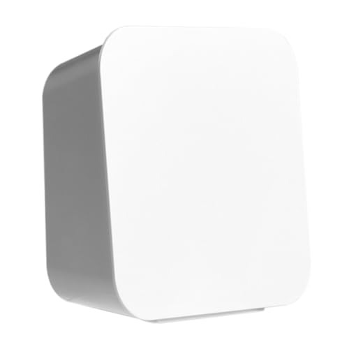 DECORNIJIA Wandmontierter Aufbewahrungsbehälter mit Deckel und Rostfrei für Baumwollpads und Wattestäbchen Einfache Montage ohne Bohren Vielseitig für Bad und Küche Weiß DECORNIJIA Wandmontierter Aufbewahrungsbehälter mit Deckel und Rostfrei für Baumwollpads und Wattestäbchen Einfache Montage ohne Bohren Vielseitig für Bad und Küche Weiß von DECORNIJIA