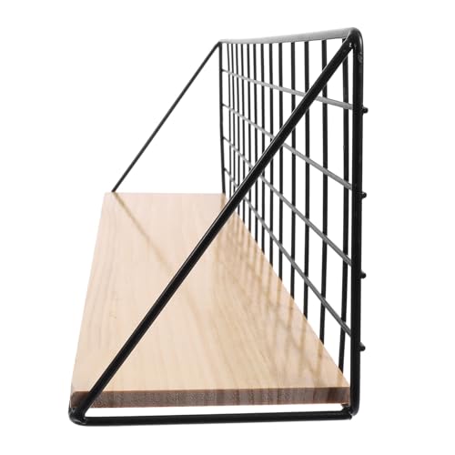 DECORNIJIA Wandregal aus Schwarzem Große Wanddeko mit Stabiler Tragkraft Schickes Dekoratives Wandmontage aufbewahrungsregal für Wohnzimmer und Haushalt von DECORNIJIA