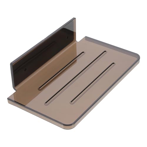 DECORNIJIA Wandregal ohne Bohren aus Kunststoff Selbstklebender Bad Organizer mit Hoher Haftung Wandmontiertes Ablagefach für Badezimmer und Toilette Praktisches Wc rollenhalter Alternative von DECORNIJIA