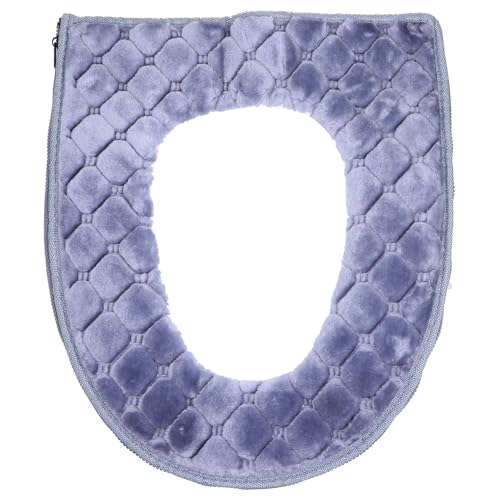 DECORNIJIA Warmer Universeller Wasserdichter Wc Sitzauflage aus Weichem Plüsch Gepolstert Rutschfestes Badaccessoire für Winter Passend für Ovale und Eckige Toiletten DECORNIJIA Warmer Universeller Wasserdichter Wc Sitzauflage aus Weichem Plüsch Gepolstert Rutschfestes Badaccessoire für Winter Passend für Ovale und Eckige Toiletten von DECORNIJIA