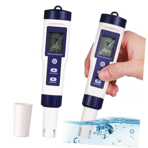 DECORNIJIA Wasserqualitätstestgerät Ph Messgerät Handheld Wasserprüfer für Pool Trinkwasser Aquarium Präzise Tragbar mit LCD Display für Outdoor und Heimgebrauch von DECORNIJIA