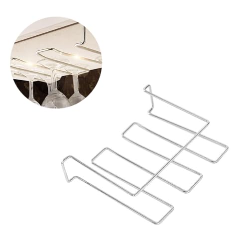 DECORNIJIA Weinglasregal Unterbau Edelstahl Weinkelchhalter Hängend für Küche Bar Unterschrank Glashalter Organizer Robust Langlebig DECORNIJIA Weinglasregal Unterbau Edelstahl Weinkelchhalter Hängend für Küche Bar Unterschrank Glashalter Organizer Robust Langlebig von DECORNIJIA