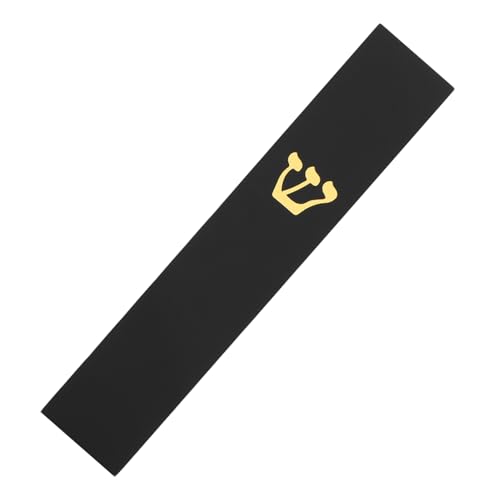 DECORNIJIA Wetterfeste Schwarze Resin Mezuzah Judaica Türpfosten Dekoration mit Feiner Handwerkskunst Korrosionsbeständig für Innen und Außendekor Religiöses Segensornament DECORNIJIA Wetterfeste Schwarze Resin Mezuzah Judaica Türpfosten Dekoration mit Feiner Handwerkskunst Korrosionsbeständig für Innen und Außendekor Religiöses Segensornament von DECORNIJIA