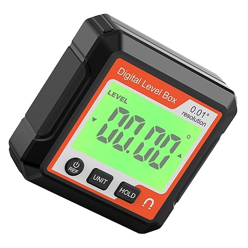 DECORNIJIA Winkelmesser mit Magnetischer Halterung Tragbarer Mini Winkelmesser mit Lcd display Präziser Neigungsmesser für Holzbearbeitung Kfz reparatur und Maschinenpositionierung DECORNIJIA Winkelmesser mit Magnetischer Halterung Tragbarer Mini Winkelmesser mit Lcd display Präziser Neigungsmesser für Holzbearbeitung Kfz reparatur und Maschinenpositionierung von DECORNIJIA