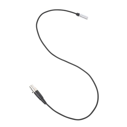 DECORNIJIA Xlr Female zu Trs Female Audiokabel Schwarz Flexibles Kamera Audio Adapterkabel mit Stabiler Verbindung Langlebiger PVC Mantel Oxidationsbeständige Kontakte Geeignet für von DECORNIJIA