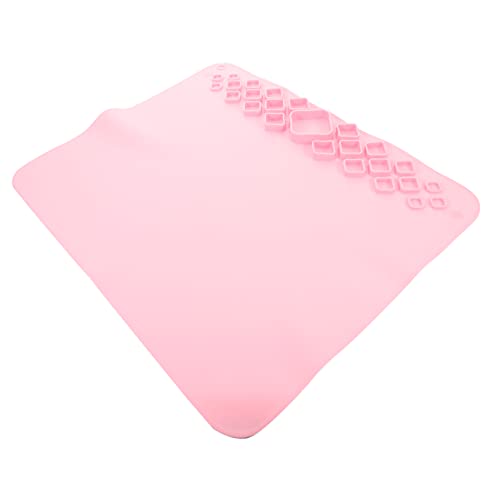 DECORNIJIA Zeichenmatte aus Silikon Schreibtisch schutzmatte Tischmatte Netz Technik Backmatten Planke Werkzeug malen Teile Gießmatte aus Harz silikonpad selber basteln Kieselgel Rosa von DECORNIJIA