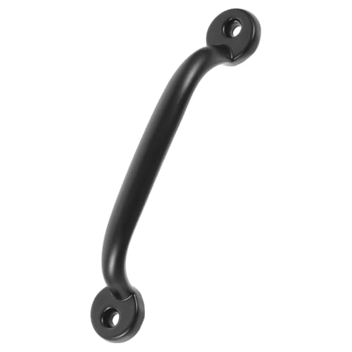 DECORNIJIA Zinklegierung Möbelgriff Metall Schubladengriff Vintage Stil Robuster Türgriff für Kommode Schrank Kleiderschrank Einfach zu Montieren Schwarz von DECORNIJIA