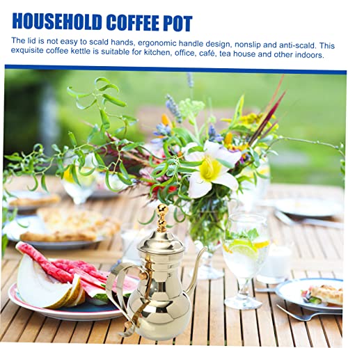 DECORNIJIA mit Langem Ausguss und Integriertem Filter Tropffrei Präzise Wasserkontrolle für Kaffee und Tee Langlebig und Einfach zu Bedienen Küchenwasserkocher von DECORNIJIA
