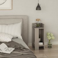 Elos Modern Nachttisch Rechtes Modul Mokka Grau 25cm Schmal - Mocha Grey - Decortie von DECORTIE
