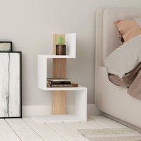 Decortie - Rosie Modern Beistelltisch Weiß Eiche Mehrzweck mit Kreativität h 72cm - White von DECORTIE