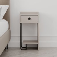 Sirius Nachttisch rechtes Modul - Helles Mokka - Beige von DECORTIE