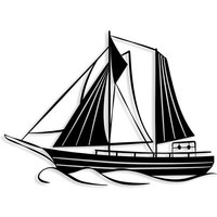 Decortie - metall dekoration - NO:30 sail - NO:30 sail - Schwarz von DECORTIE