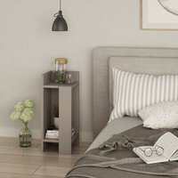 Elos Modern Nachttisch Linkes Modul Mokka Grau 25cm Schmal - Mocha Grey - Decortie von DECORTIE