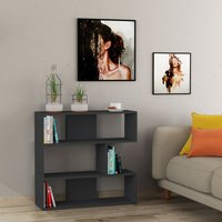 Molly Modernes Bücherregal Display Unit Nr.1 Anthrazit Grau Kurz 89cm - Anthracite Grey - Decortie von DECORTIE