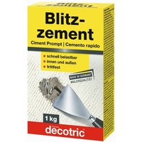 Blitzzement grau, 1 kg Zement - Decotric von DECOTRIC