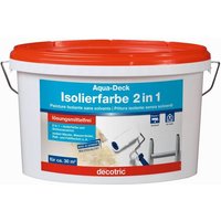 Decotric - Aqua-Deck Isolierweiß 5 l weiß Wandfarbe von DECOTRIC