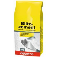 Blitzzement grau, 5 kg Zement - Decotric von DECOTRIC