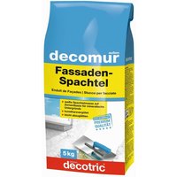 Decotric Decomur Fassadenspachtel Außen 5 kg Spachtelmassen von DECOTRIC