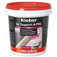 Decotric - Kleber für Teppich und pvc 750 g Teppich- & PVC-Kleber von DECOTRIC